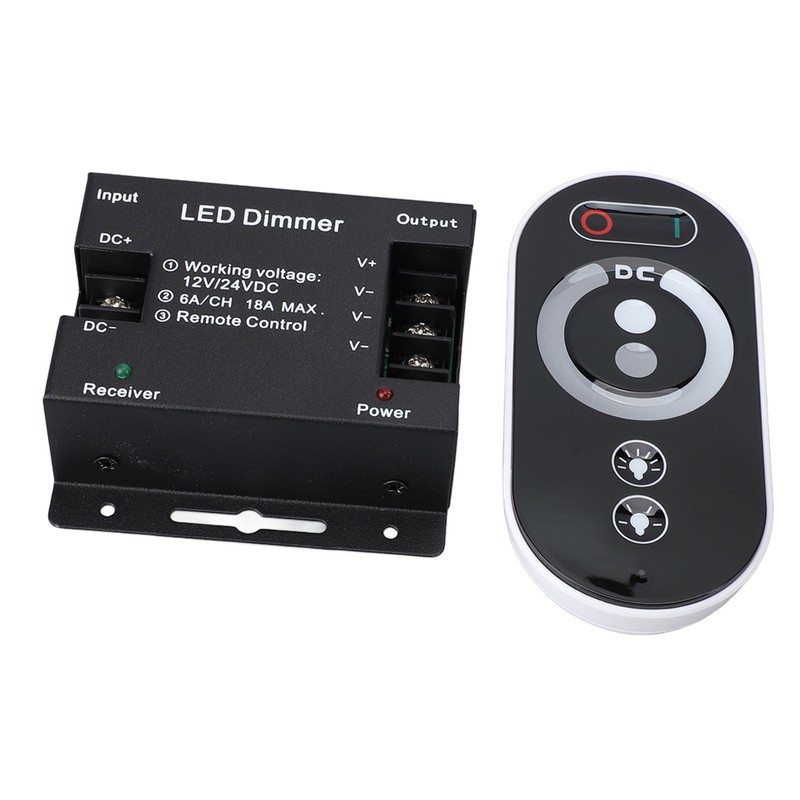 Dimmer Switch DC 12V‑24V 18A PWM LED Light Strip Dimmer