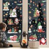 ZCOINS 12 Sheet Christmas Window Clings Garland Decoration Stickers for