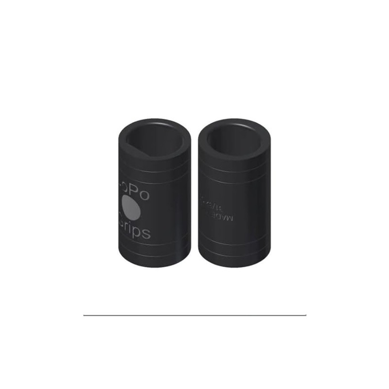 Bowlerstore Products JoPo Power Oval/Oval Dots Finger Insert Black- Pack
