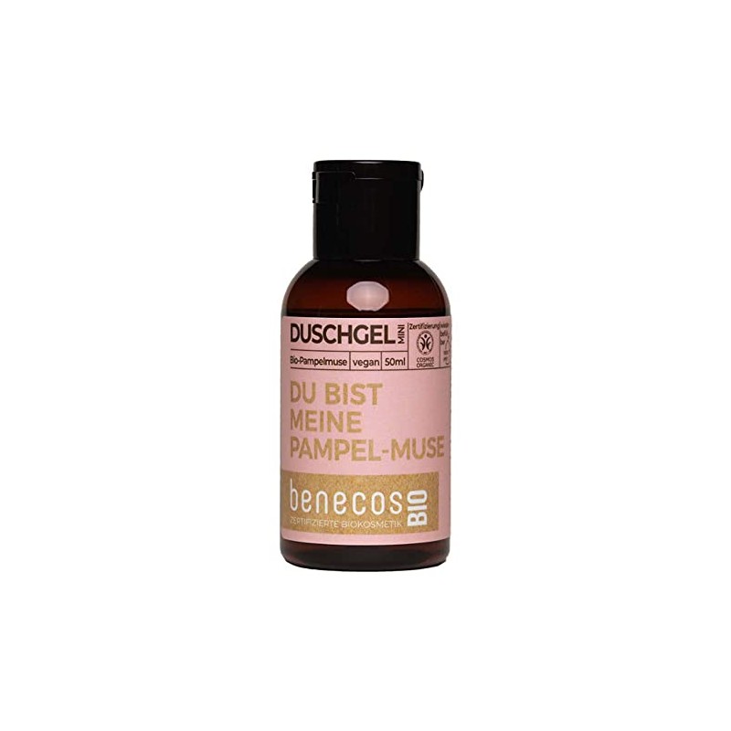 BENECOS Grapefruit Shower Gel, Mini Travel Size, 50 ml (2)