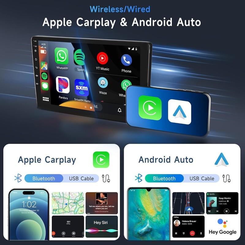 For Toyota Tacoma 2005-2013 Android 13 CarPlay GPS Head Unit