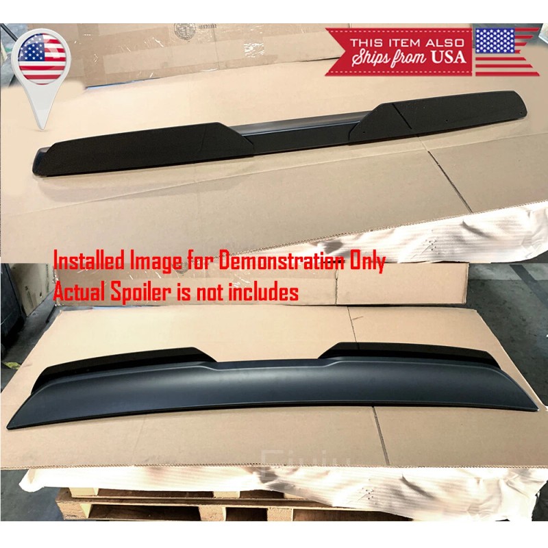 SDeelCase 2 Pcs Gurney Flap Trunk Decklid Wickerbill Fit 15-23
