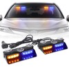 XRIDONSEN 2 in 1 Dash Emergency Strobe Lights Front/Rear Amber