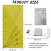 AYWFEY Yellow Clear Seam Allowance Ruler and 2 Pack Magnetic