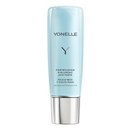 YONELLE Fortefusion Hyaluronic Face Mask Women with Arginine and Lactobionic Acid - Night Face Care - Overnight Mask Face and Neck - Face Care for All Skin Types - Y-Zone Lifting 75 ml