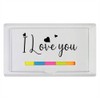 'I Love You with Hearts' Sticky Note Ruler Pad (ST00030458)
