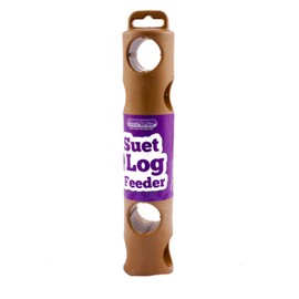 Suet To Go Log Bird Feeder 1x6, Brown