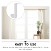 DOITOOL 2pcs Curtain Rod Top Mount Adjustable Curtain Rod Curtain