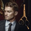 BRV MEN 4.25" Small Finish Rounded Tip Scissors for Men