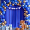 Royal Blue Backdrop Curtain 10x8ft Party Photo Backdrop Drapes 2