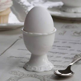 Chic Antique Provence Egg Cup Vintage White Country House Style Shabby