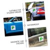 iplusmile 2pcs Car p Sign Sticker for Drivers and Vehicle