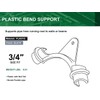 Highcraft PXBND34-10 Tubing Nail Plate, PEX Support 3/4 in. Wall