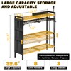 NattyDot Large Power Tool Organizer Cart with Charging Station 8