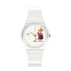 Swatch Gent Unisex Watch Casual Plastic White Quartz Waterproof How
