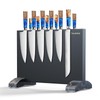 Fomidao Magnetic Knife Holder Block,Black Magnetic Knife Stand for Kitchen