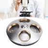 RMS 4‑Hole Objective Lens Adapter Revolving Nosepiece Biological Microscope Accessory
