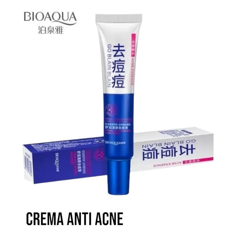Crema Anti Acn Bioaqua Zona Localizada Piel Grasa Puntos