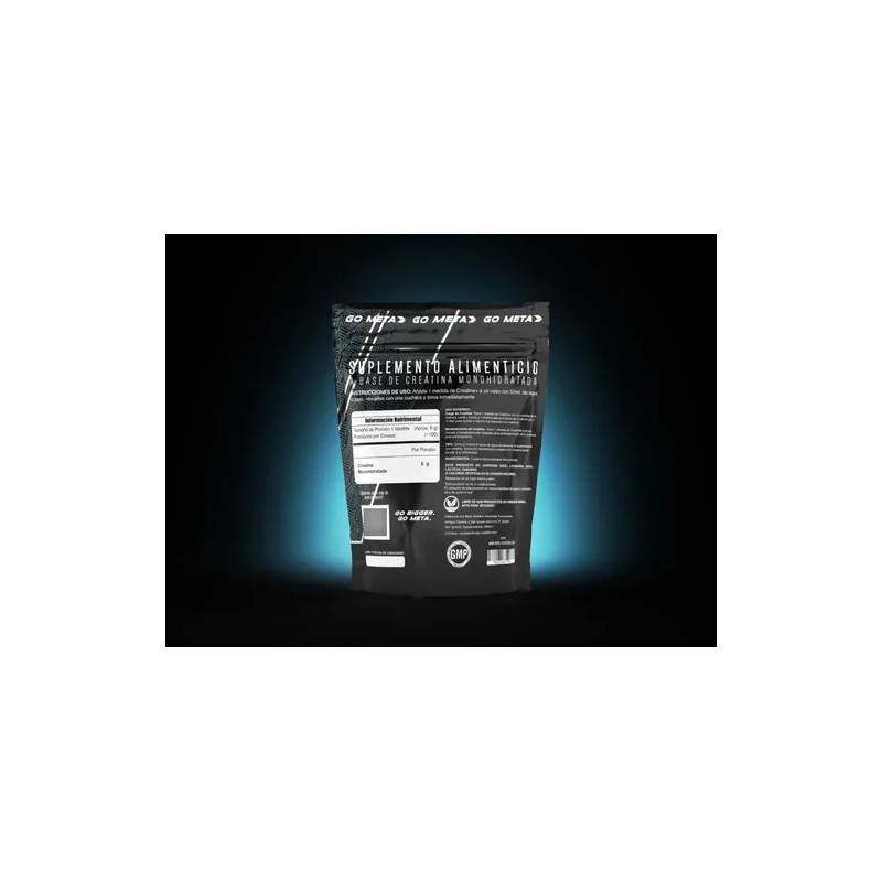 Creatina Meta Nutrition Monohidratada 500 Gr (100 Servicios)