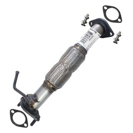 Stainless Steel Northeastern Exhaust-Front Flex Pipe compatible with 2010-2013 Hyundai Tucson SULEV 2011-2013 Kia Sportage California Emission 2.4L-Includes Gaskets & Bolts