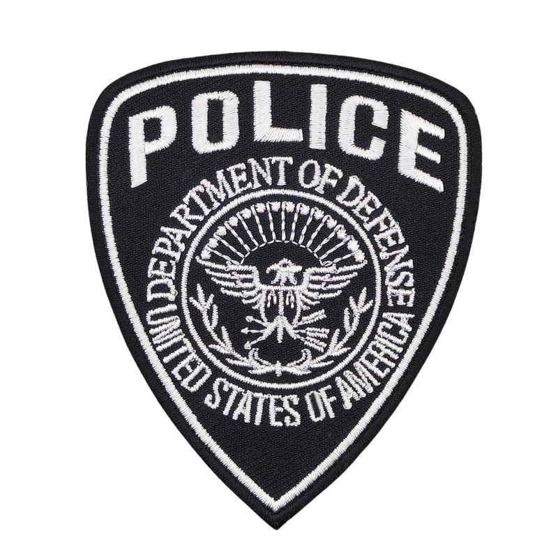 Set of 5 Police Sergeant Badges - High-Quality Iron-On &