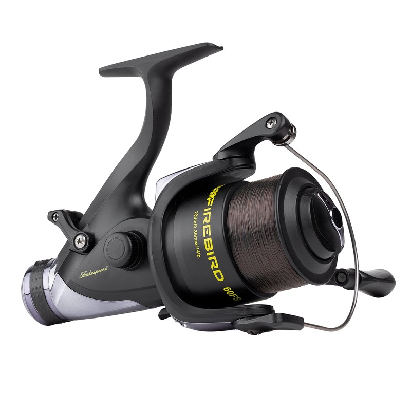 Shakespeare Firebird Spinning Reel – Pre-Spooled Lightweight Reel with Graphite