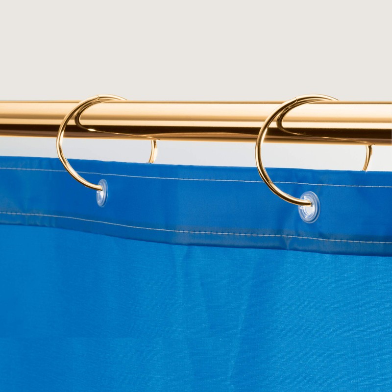 Spirella Ringo Shower Curtain Rings Set of 12 Chrome Small