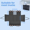 MYJAQI Back Seat Extender for Dogs, Hard Bottom Dog Car