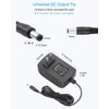 ALITOVE Security Camera Power Supply Adpter 12V 2A with 4