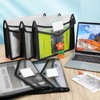 A4 Plastic Wallets, 5 Pcs Popper Wallet Plastic Document Folder