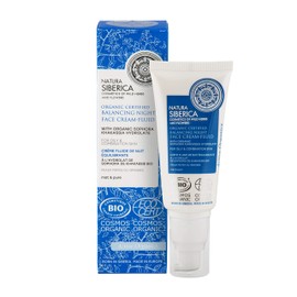 Natura Siberica Organic Certified Balancing Night Face Cream for Oily and Combination Skin 50ml