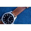 BARTON WATCH BANDS Quick Release Top Grain Leather Watch Band