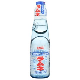 Shirakiku Ramune Carbonated Drink - Original, 6.76-Ounce Bottle (Pack of 3)