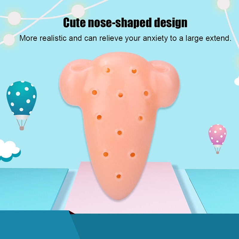 Innovative Wacky NosE Shaped Pimple Squeezing Toys Stop Picking Your