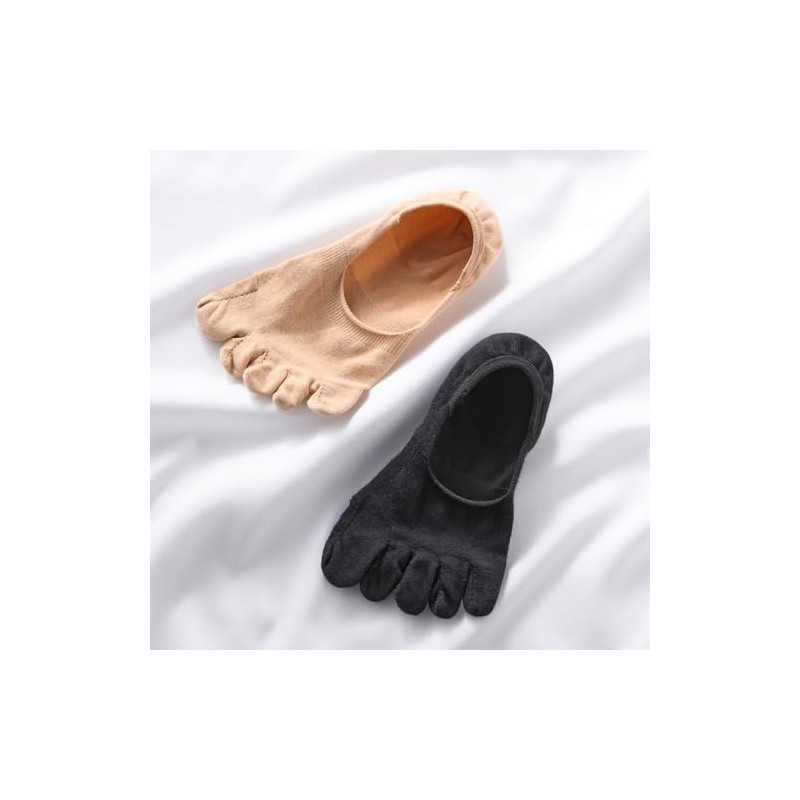 Gunze SQX984 Women's Sabrina, Cotton Blend Five Finger Foot Cover,