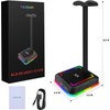 Headphone Stand with Wireless Charger Gaming Headset Holder 2 IN