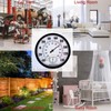 Indoor Outdoor Thermometer Large Wall Thermometer-Hygrometer Does not Require Battery