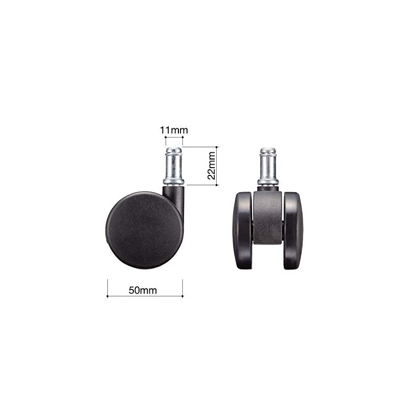 Kokuyo A-CS23E6 Diameter 50 W (Nylon) Caster Set of 5