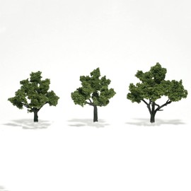Light Green Ready Made Trees 3 - 4" Woodland Scenics