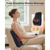 Shiatsu Back & Neck Massager with Heat, Massage Pillow for