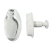 PME Snowman Plunger Cutters, Small/Medium Sizes, Set of 2, White