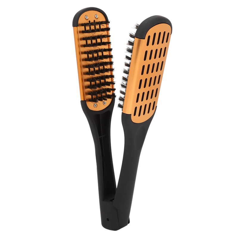 Clamp Hair Brush Spring Elasticity Softness Beard Breathability Double Sided