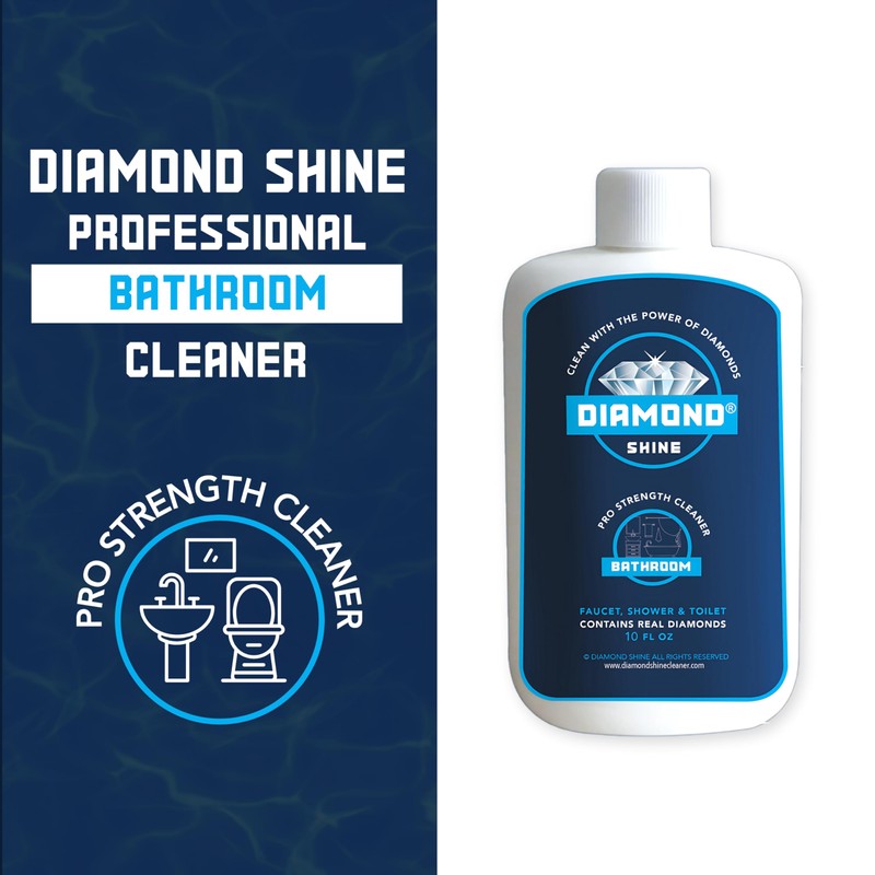 Diamond Shine Professional Bathroom Cleaner - Hard Water, Lime, Calcium,