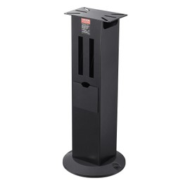 Heavy-Duty 11" X 6.7" Rectangular Nonadjustable Height Bench Grinder Stand Vise Floor Pedestal Grinding Wheel Storage DurableAdjusting Height: Nonadjustable Height, Shape: Rectangular