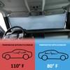 YIWANG Foldable Reflective Windshield Sun Visor for LR Defender 90
