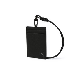 Hazzys (신세계센텀점)BASIC 블랙 솔리드 목걸이형 카드홀더 HJHO5E605BK (Sinsegye Centum City) BASIC Black Solid Necklace Card Holder HJHO5E605BK