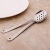 IMEEA Flat Bottom Serving Spoon 18/8 Stainless Steel Slotted Spoon