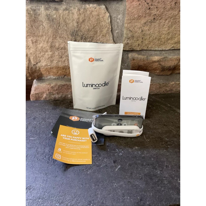 power practical Luminoodle USB Switch and Dimmer Female to Male