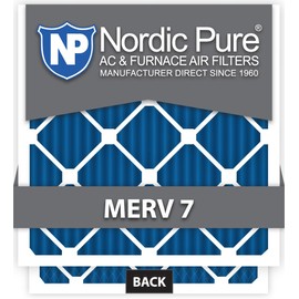 Nordic Pure 17x21x1ExactCustomM7-6 MERV 7 AC Furnace Filters, 17 x 21 x 3/4 (17 x 21 x 0.75), 6 Piece