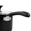 Cook N Home Nonstick Saucepan, 2 quart, Black